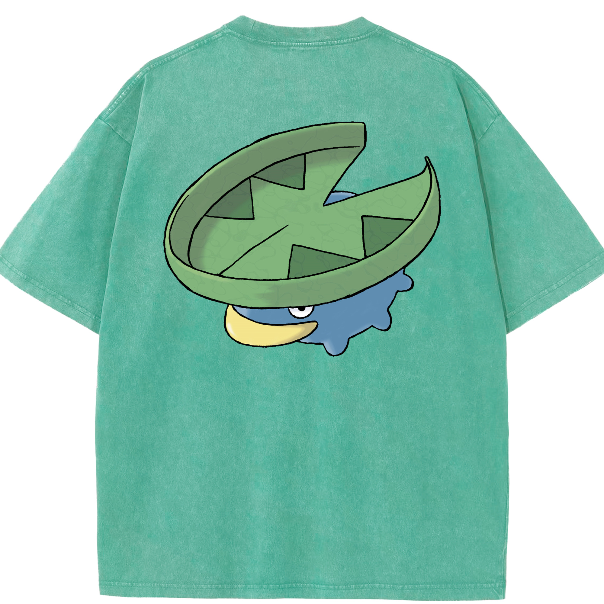 （画像用） ポケットモンスター Pokémon 綿100% ヴィンテージ風 半袖Tシャツ（背面プリント）